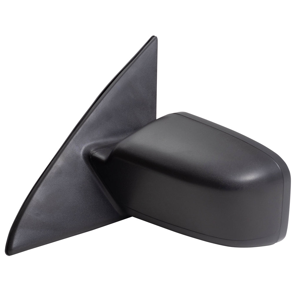 Brock Aftermarket Replacement Driver Left Passenger Right Power Mirror Set Textured Black without Heat-Puddle Light-Blind Spot Information System Compatible with 2011-2012 Ford Fusion
