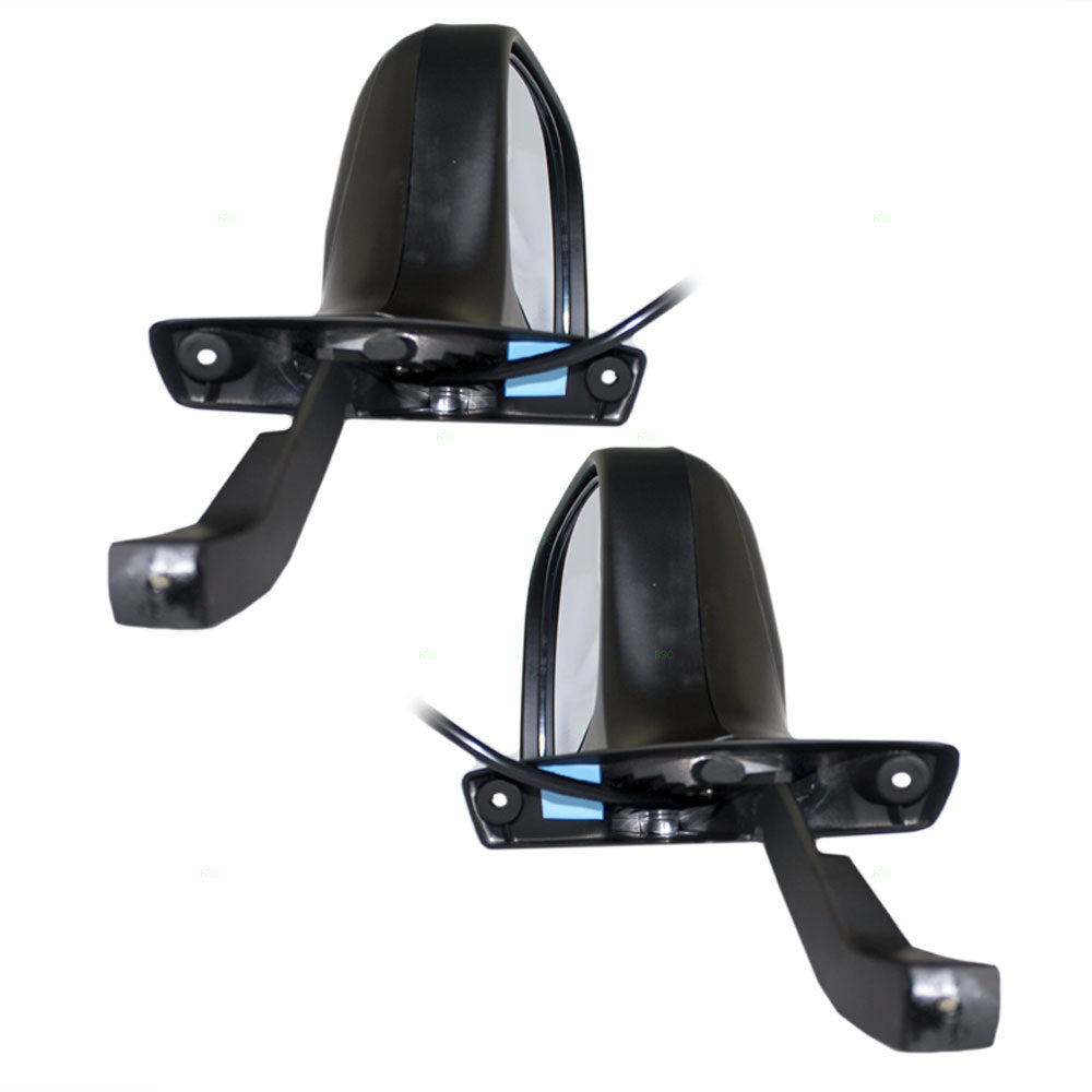 Driver and Passenger Power Side View Mirrors Paddle Type Ready-to-Paint Replacement for 1992-1996 F150 Pickup Truck F5TZ17683E F5TZ17682E