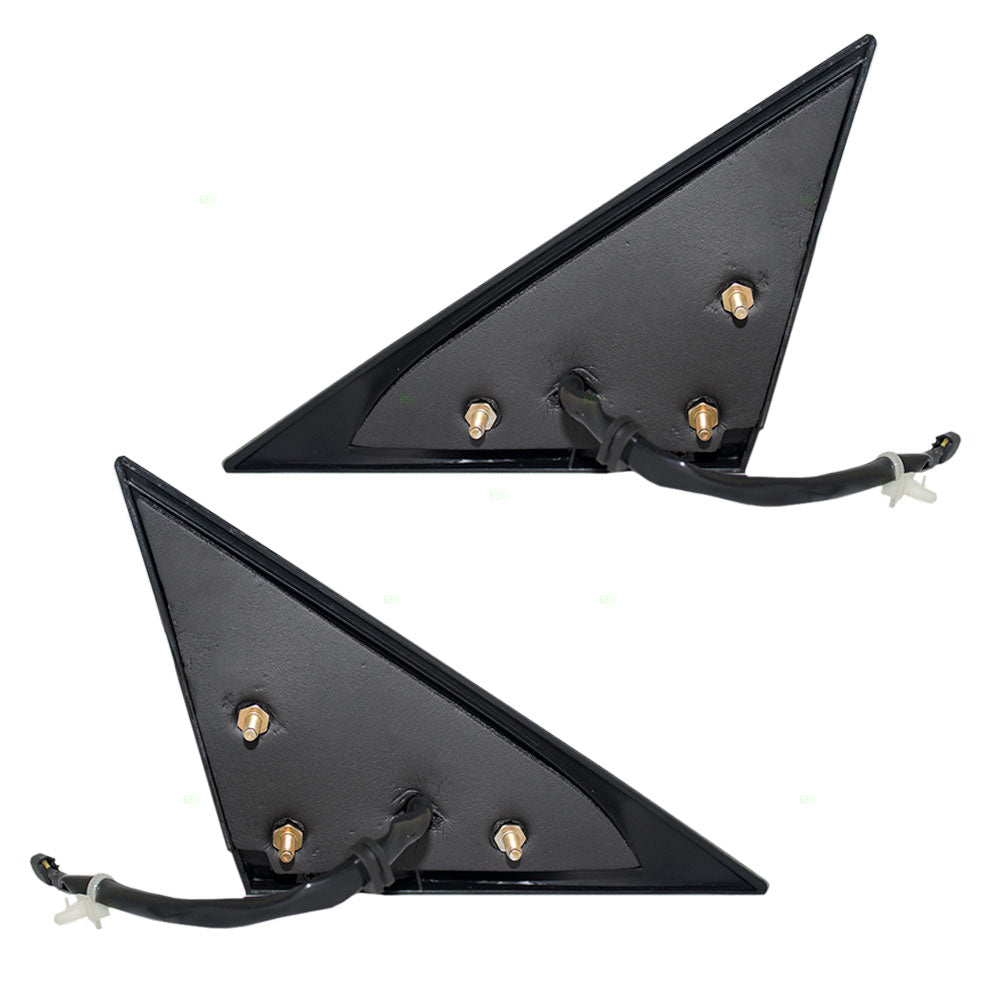 Driver and Passenger Power Side View Mirrors Textured Replacement for 1996-1998 Mustang F6ZZ 17682 BA F6ZZ 17682 AA