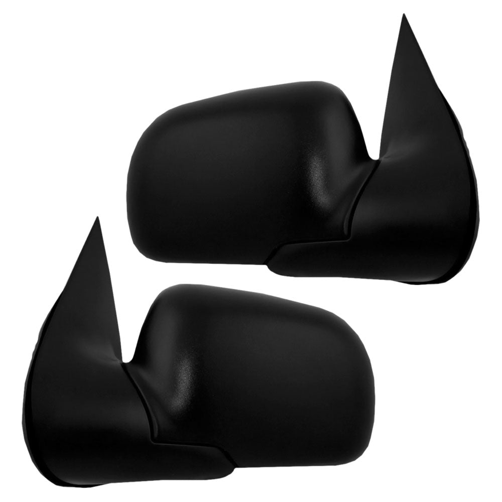 Driver and Passenger Power Side View Mirrors Textured Replacement for 2002-2005 Explorer Mountaineer 1L2Z 17683 AAA 1L2Z 17682 AAA