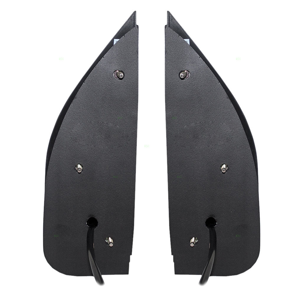 Driver and Passenger Power Side View Mirrors Paddle Type Textured Replacement for 1994-2006 E-Series Van F4UZ17683B F4UZ17682B