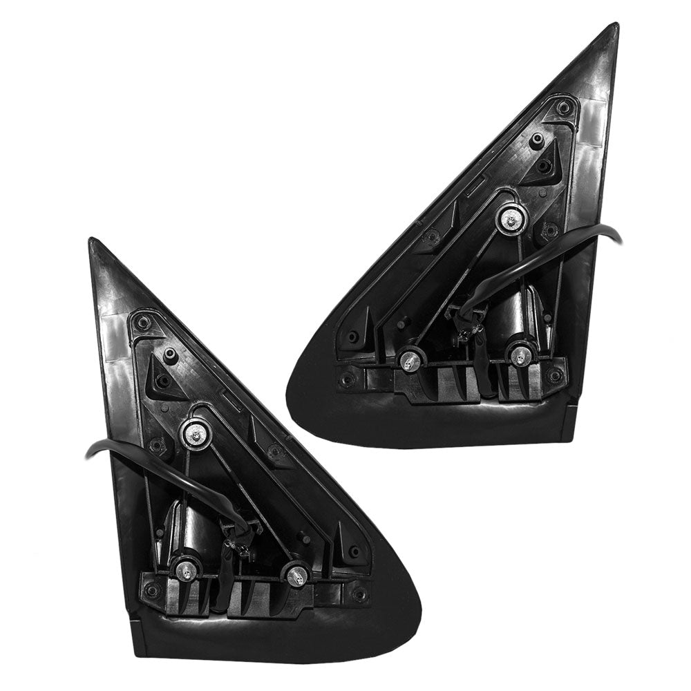 Driver and Passenger Power Side View Mirrors Heated with Chrome Covers Replacement for 1997-2002 Expedition