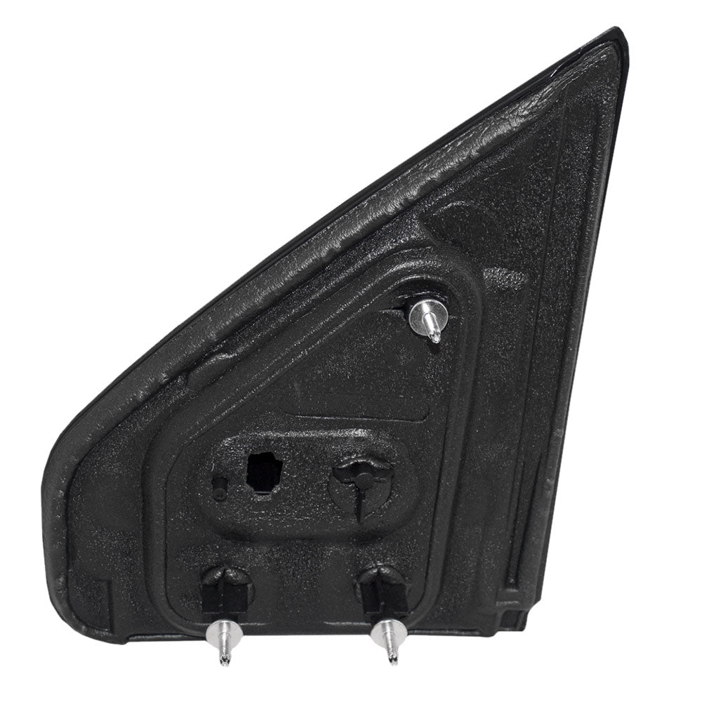 Brock Replacement Passenger Side Standard Type Manual Mirror Textured Black without Spotter Glass Compatible with 2009-2014 F-150