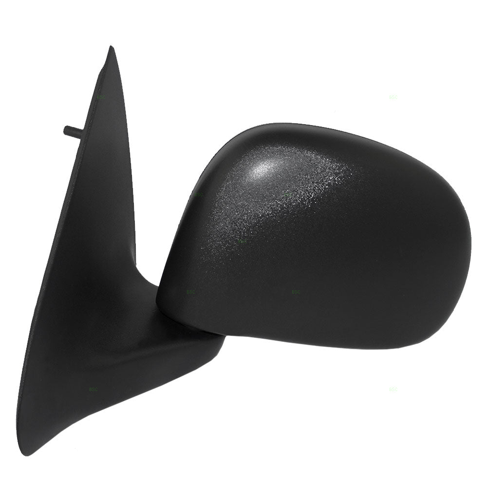 Brock Replacement Driver Side Manual Mirror Textured Black Compatible with 1997-2002 F-150 Built through 2/10/2002 ONLY & 1997-1999 F-250 Light Duty