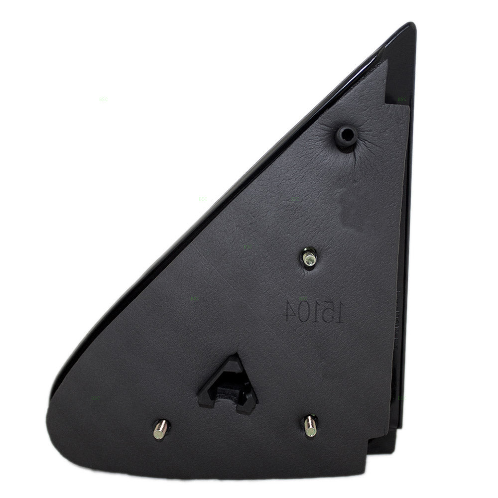 Manual Door Mirror fits 97-02 F150 F250 Pickup Passenger Contour Type Chrome