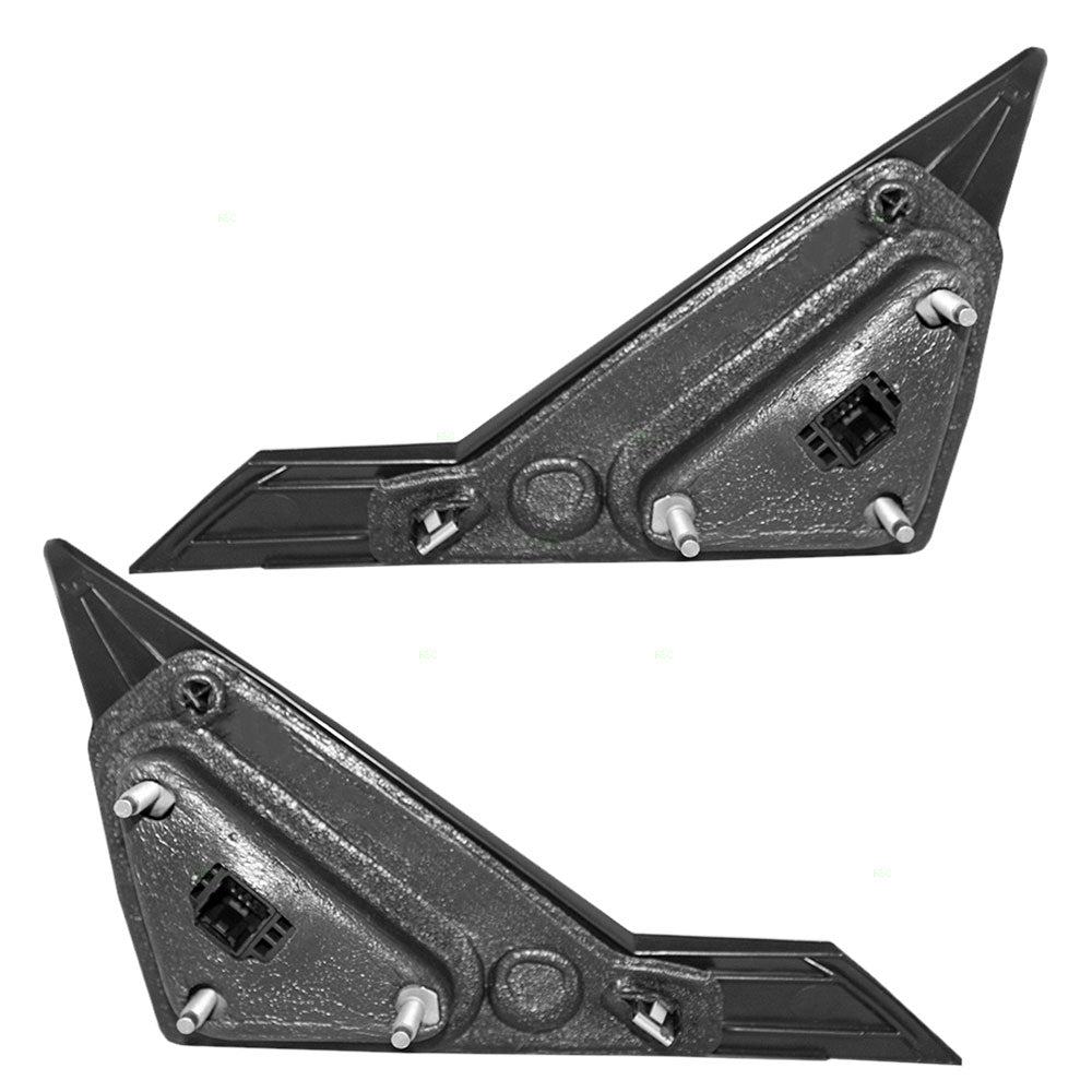 Driver and Passenger Power Side View Mirrors Smooth Replacement for 2005-2007 Five Hundred Montego 6G1Z17683A 6G1Z17682A