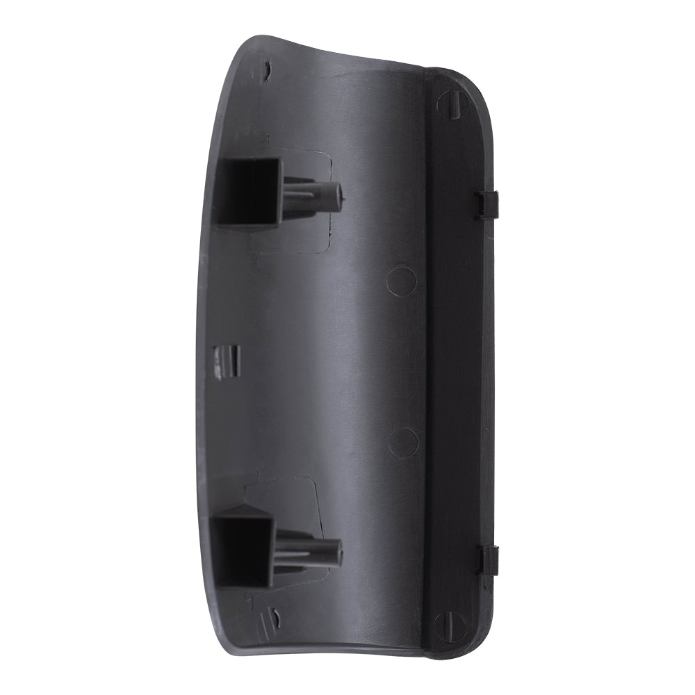 Brock Replacement Driver and Passenger Side Long Mirror Arm Turn Signal Hole Covers Textured Black Compatible with 2015-2020 Transit