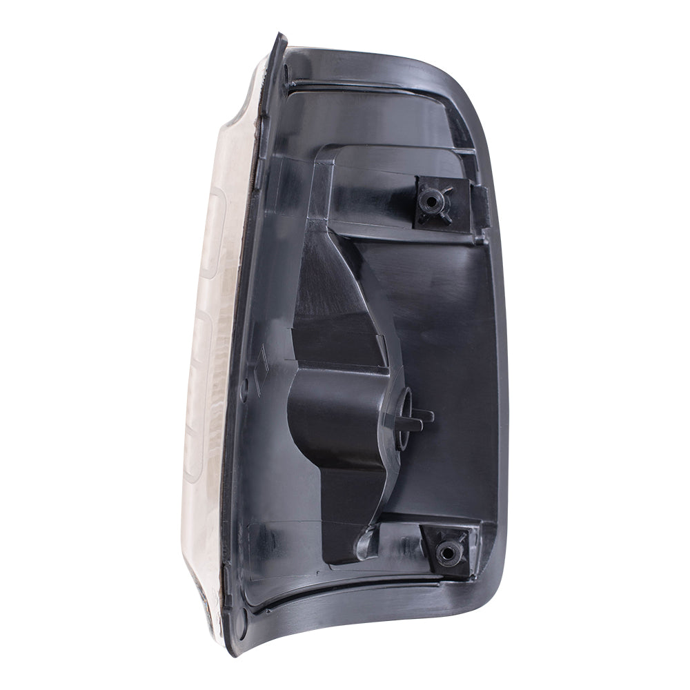 Brock Replacement Driver Side Long Mirror Arm Turn Signal Light Compatible with 2015-2020 Transit