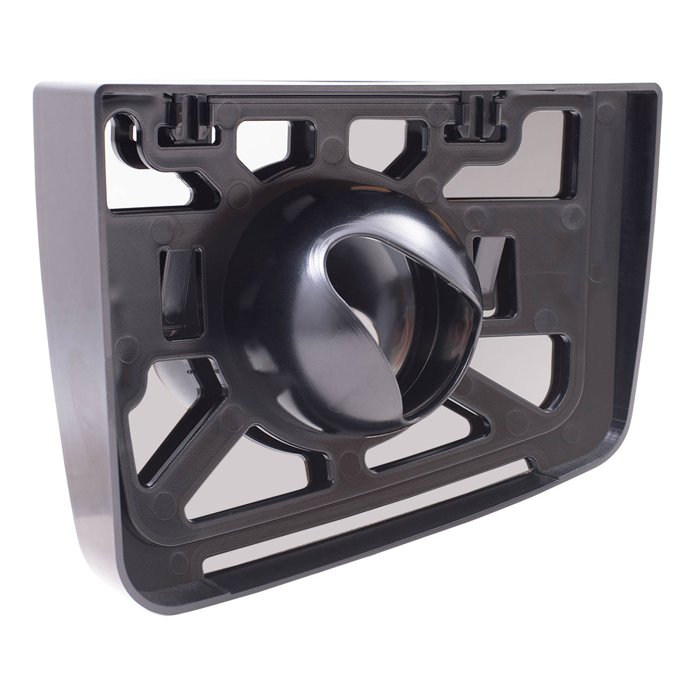 Brock Aftermarket Replacement Lower Driver Left Tow Mirror Glass and Base without Heat Compatible with 2016-2019 Ford F-650 SD