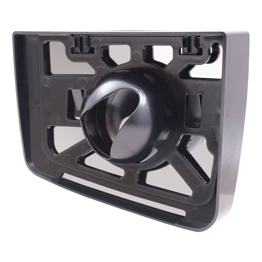 Brock Aftermarket Replacement Lower Passenger Right Tow Mirror Glass and Base without Heat Compatible with 2016-2019 Ford F-650 SD