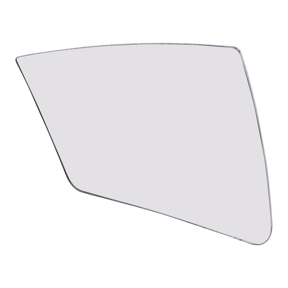 Brock Replacement Driver and Passenger Side Lower Tow Mirror Glass without Heat Compatible with 2016-2019 F-650 SD & 2016-2019 F-750 SD