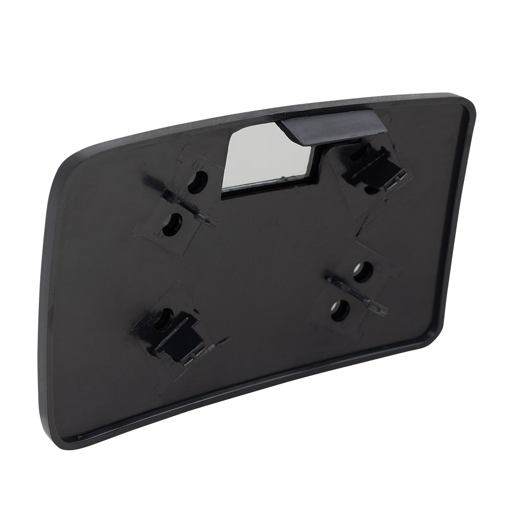 Brock Replacement Driver Lower Manual Tow Mirror Glass with Base Compatible with 13-16 Super Duty Pickup