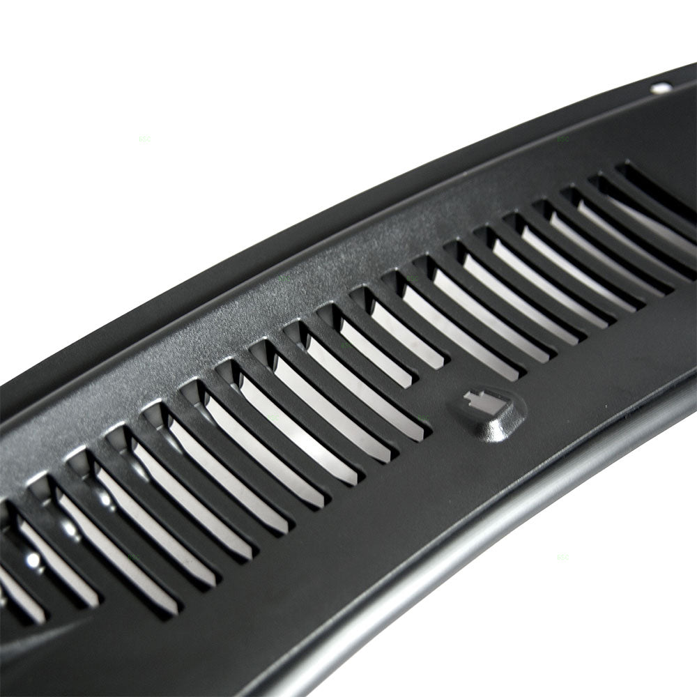 Brock Replacement Set Halogen Headlights with Cowl Grille Panel Compatible with 01-04 Mustang Coupe Convertible