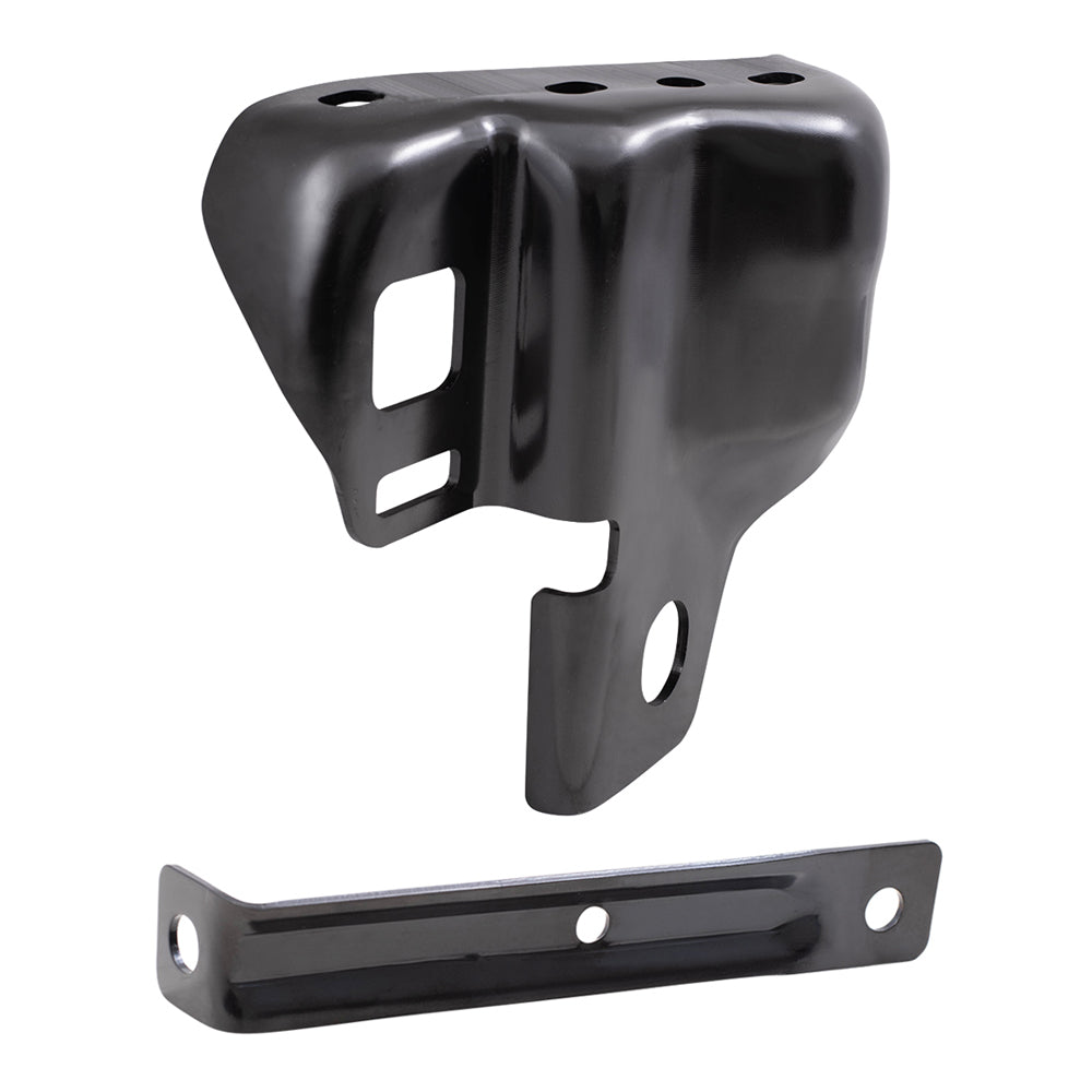 Brock Replacement Rear Passenger Side Bumper Bracket and Side Bumper Bracket Compatible with 2010-2014 F-150 SVT Raptor