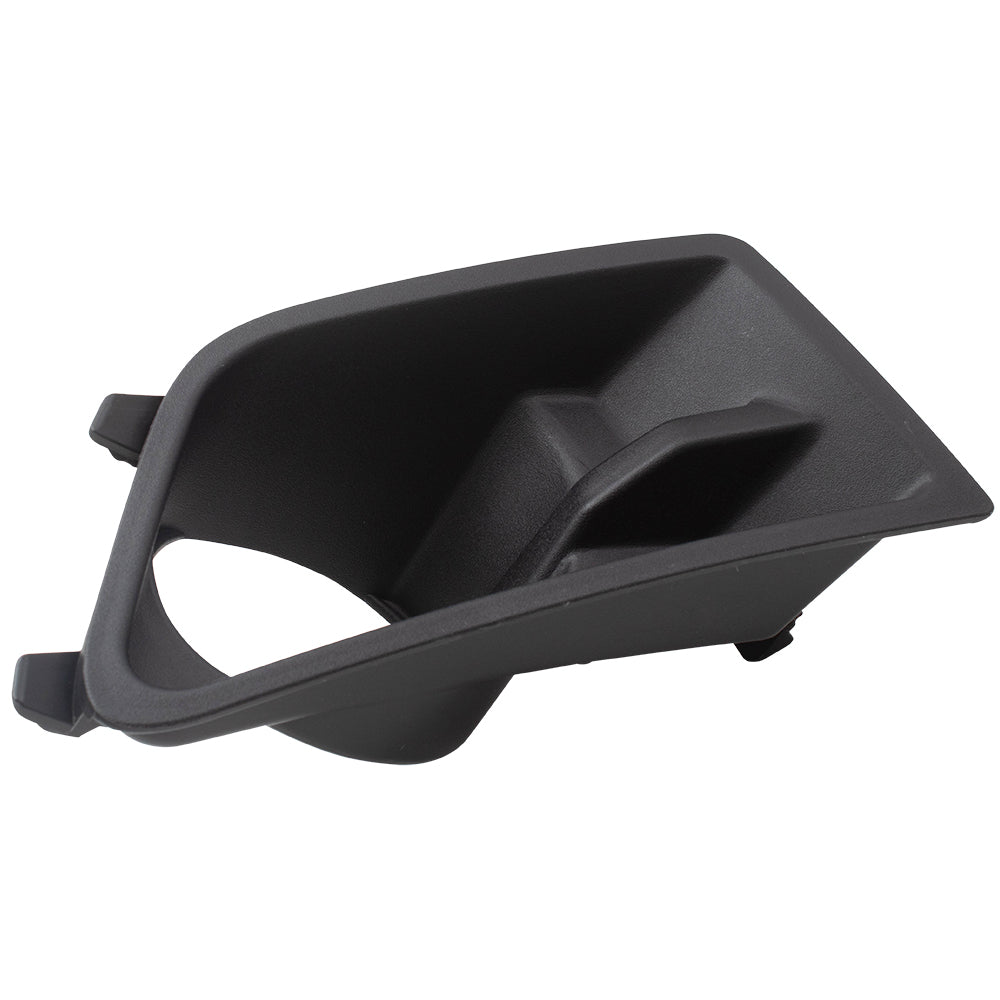 Brock Replacement Pair Set Fog Light Trim Lamp Molding Hole Cover Inserts Bezel Compatible with 10-12 Mustang AR3Z17E811BA AR3Z17E810BA FO1038138 FO1039138