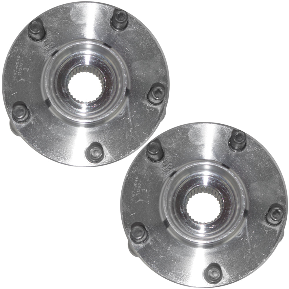 Brock Replacement for Pair Set Front Wheel Hub Bearings Compatible with 07-12 Altima Sedan 2.5L 40202-JA010 HA590250 513294