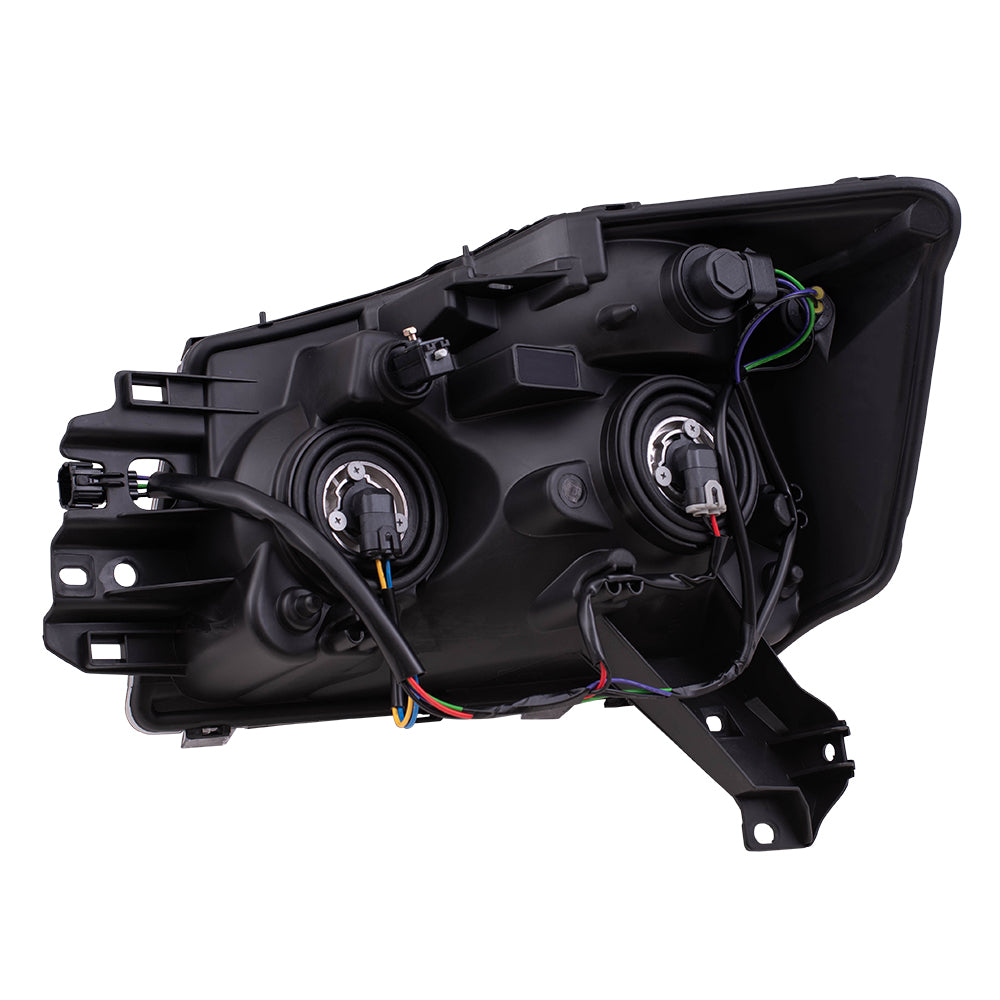 Brock Replacement Passengers Headlight Headlamp Compatible with 04-07 Armada 04-07 Titan Pickup Truck 260107S026