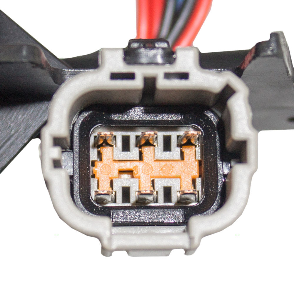 Drivers Headlight Assembly for 10-12 Nissan Sentra - Chrome Bezel 26060-ZT50A