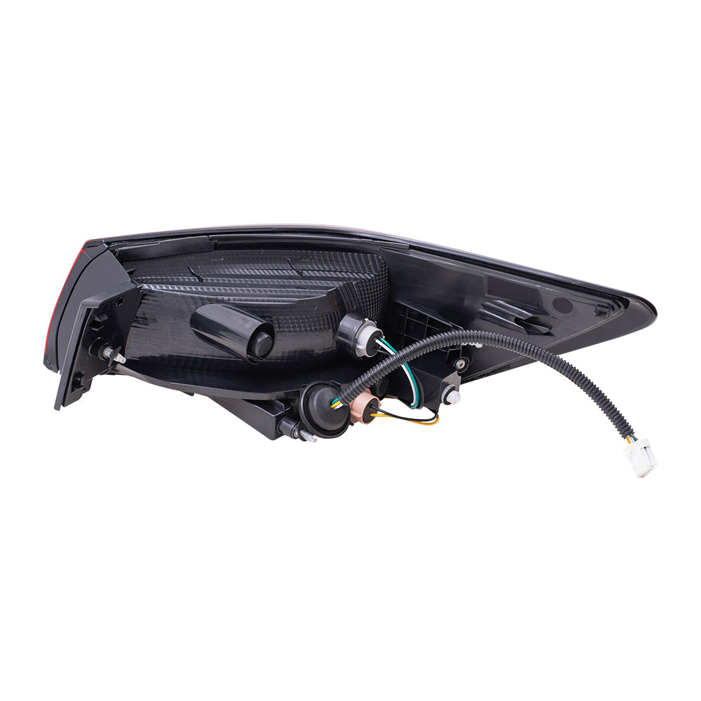 Brock Aftermarket Replacement Driver Left Tail Light Assembly Quarter Mounted Compatible with 2020-2025 Nissan Sentra