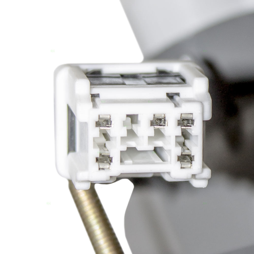 Brock Replacement Driver and Passenger Taillights Tail Lamps with Grey Edge Trim Compatible with 13-15 Altima Sedan 26555-9HM0A 26550-9HM0A