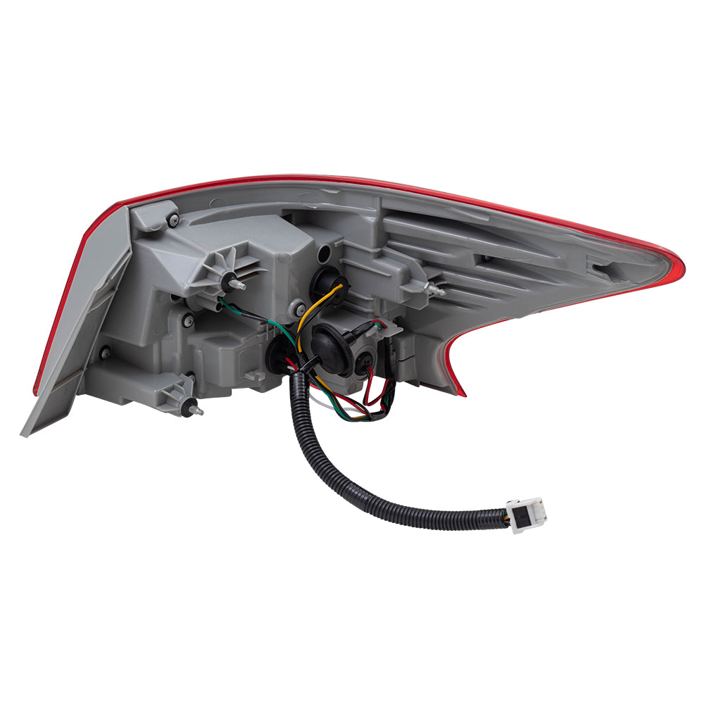 Brock Aftermarket Replacement Driver Left Combination Tail Light Assembly Body Mounted Compatible With 2016-2019 Nissan Sentra