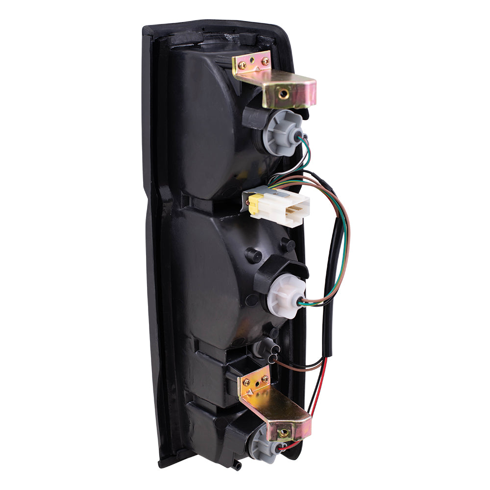 Brock Replacement Driver Side Tail Light Assembly Compatible with 1986-1994 D21 WITHOUT Dual Rear Wheels and 95-97 Pickup Truck B6555-3B300