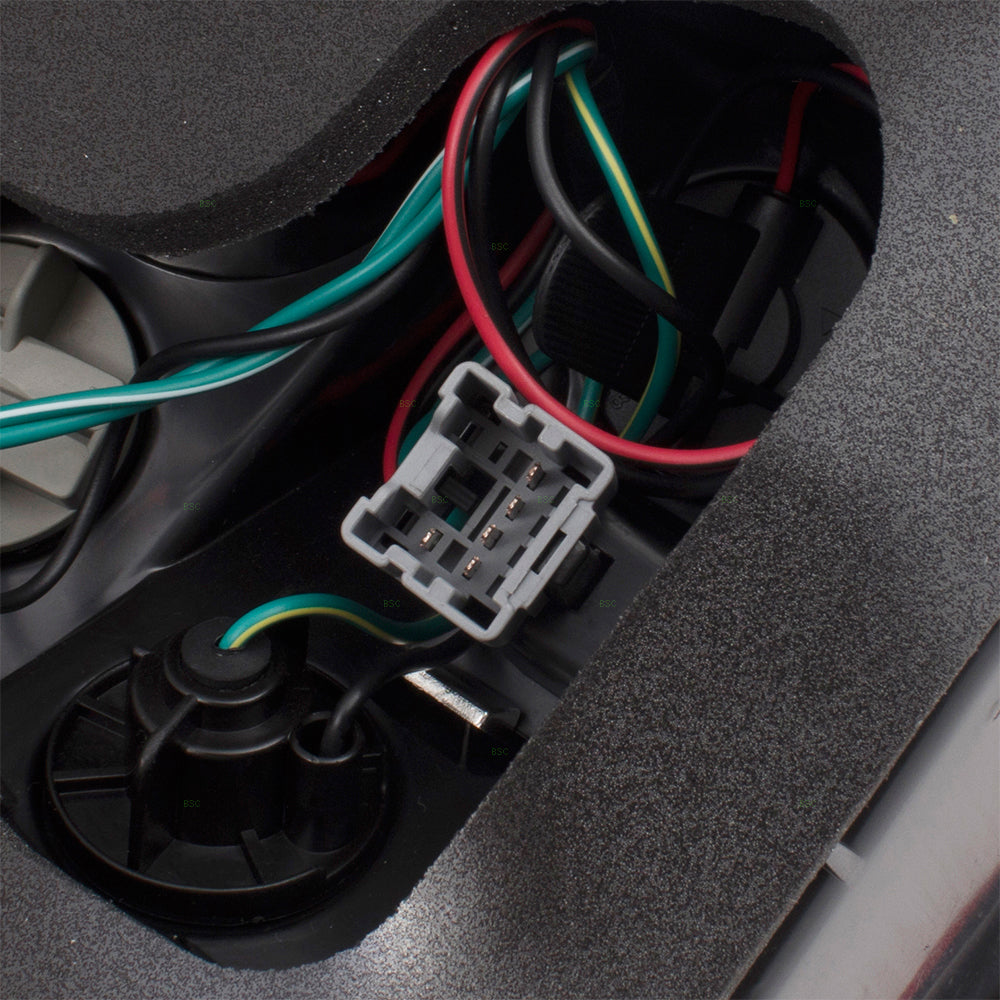 Brock Replacement Pair Set Tail Lights Tail Lamps Compatible with 07-11 Versa Sedan 26555EL30A 26550EL30A