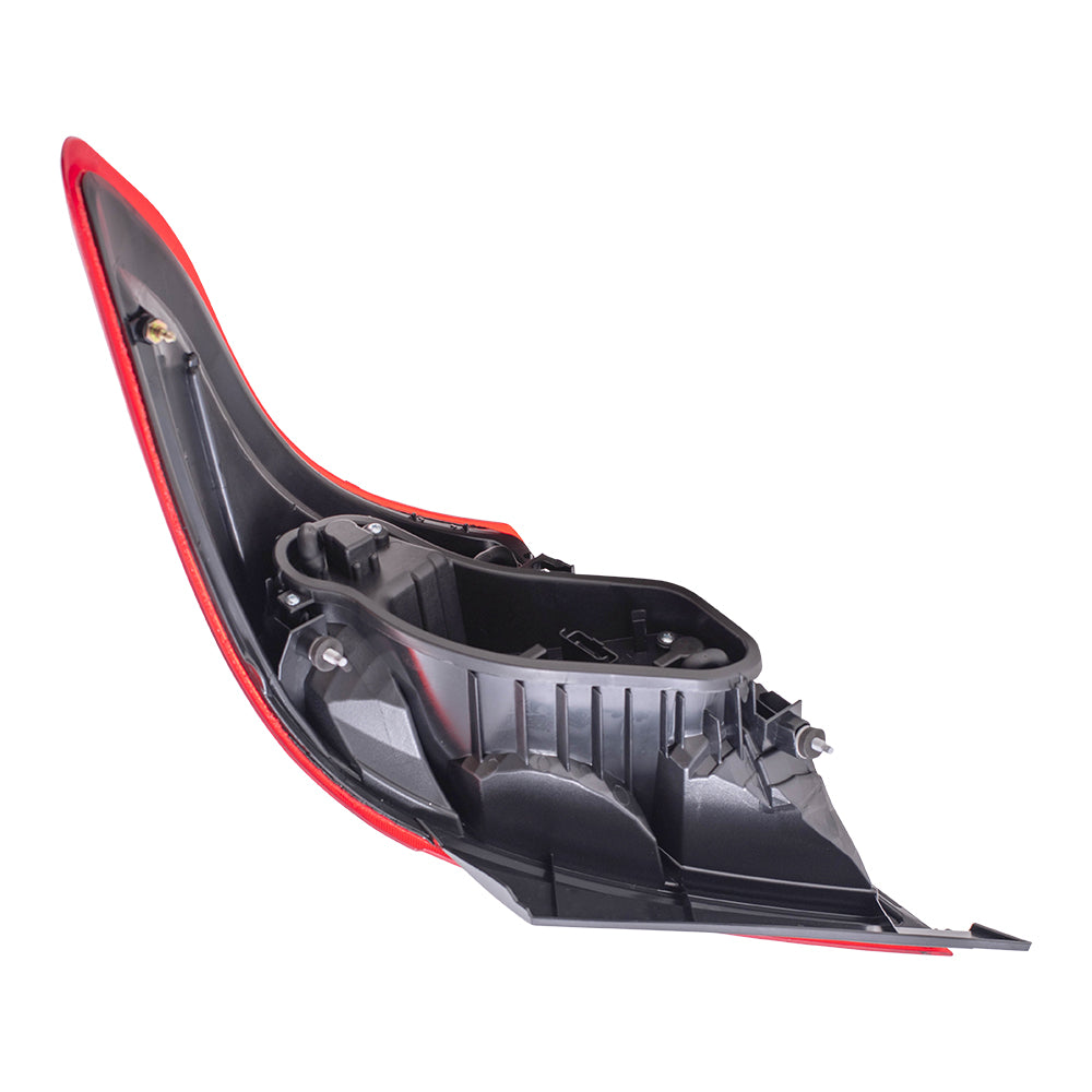 Brock Replacement Drivers Taillight Tail Lamp Compatible with 12-16 Versa Sedan 26555-3AN0A