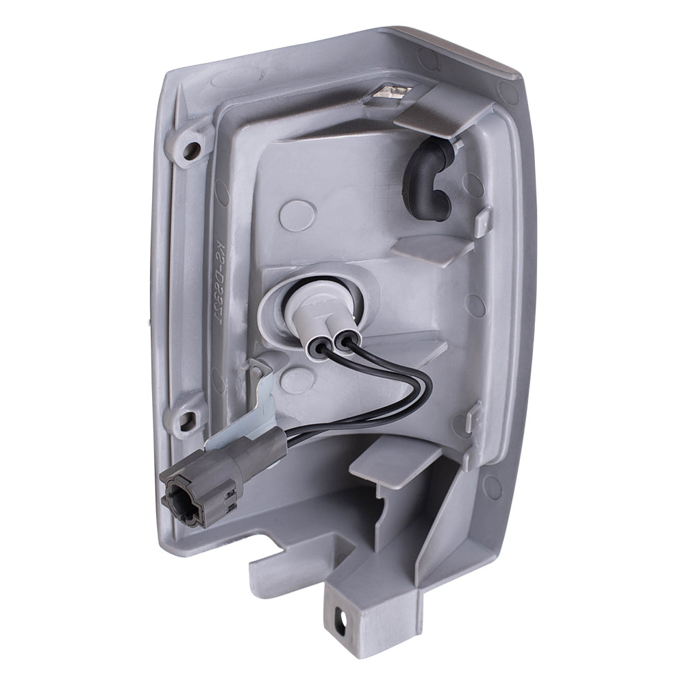 Driver's Side, Side Marker Light Assembly with Black Bezel for 1990-1994 D21