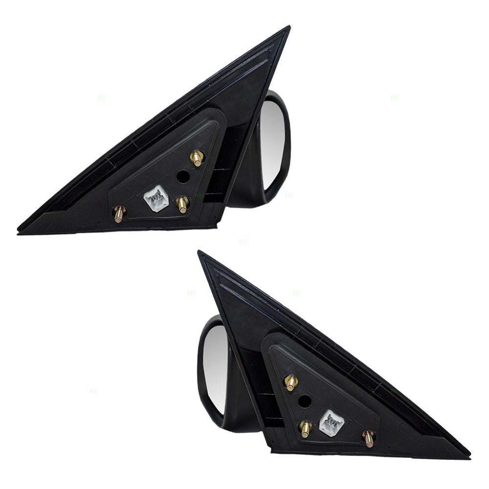 Driver and Passenger Power Side View Mirrors with Smooth Covers Compatible with 05-06 Altima 96302ZB080 96301ZB080