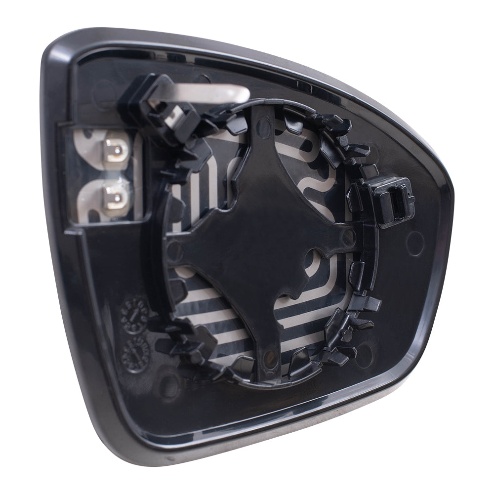 Brock Replacement Driver Side Mirror Glass & Base with Heat Compatible with 2019 Altima
