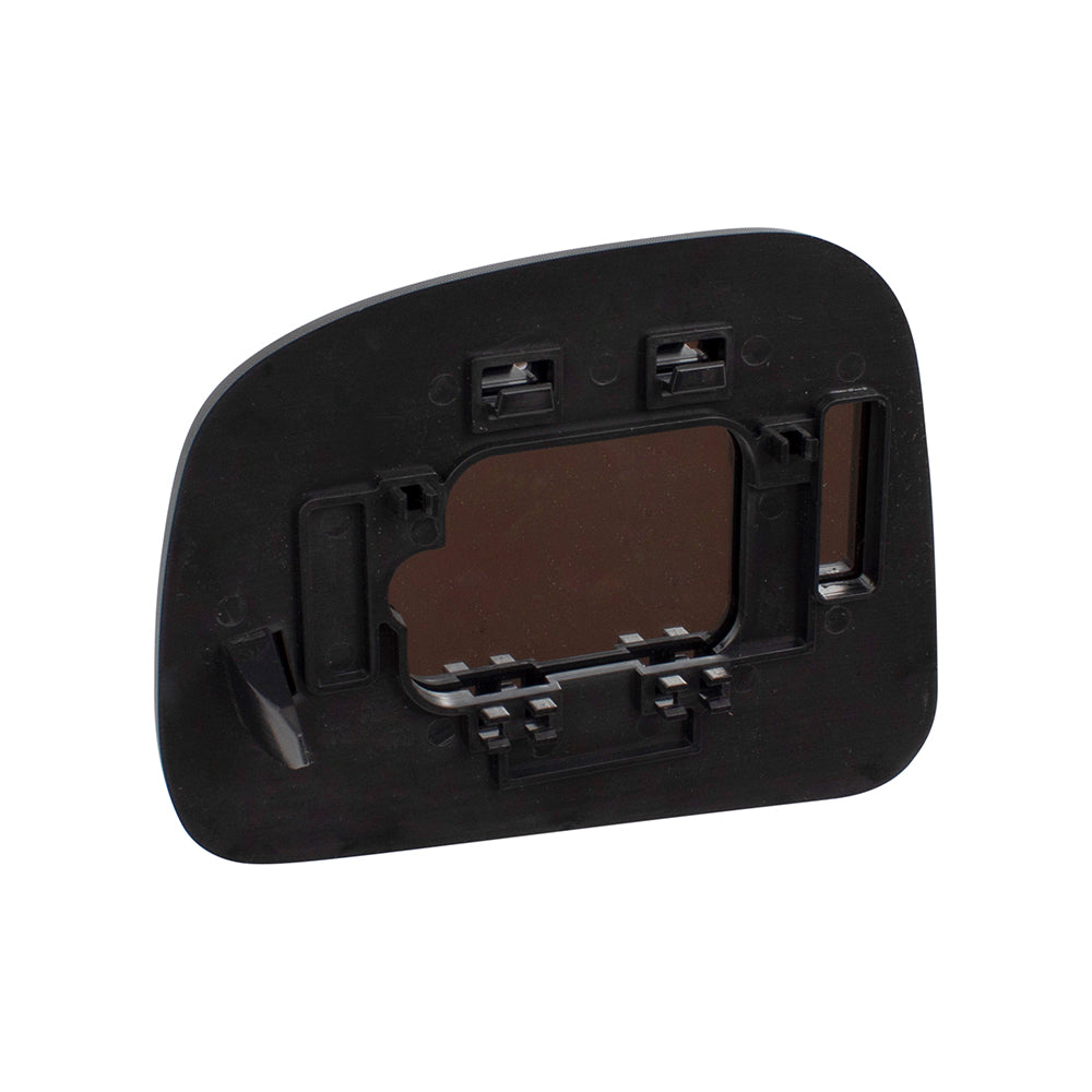 Brock Replacement Passenger Door Mirror Glass with Base Compatible with 2007 2008 2009 2010 2011 2012 Versa