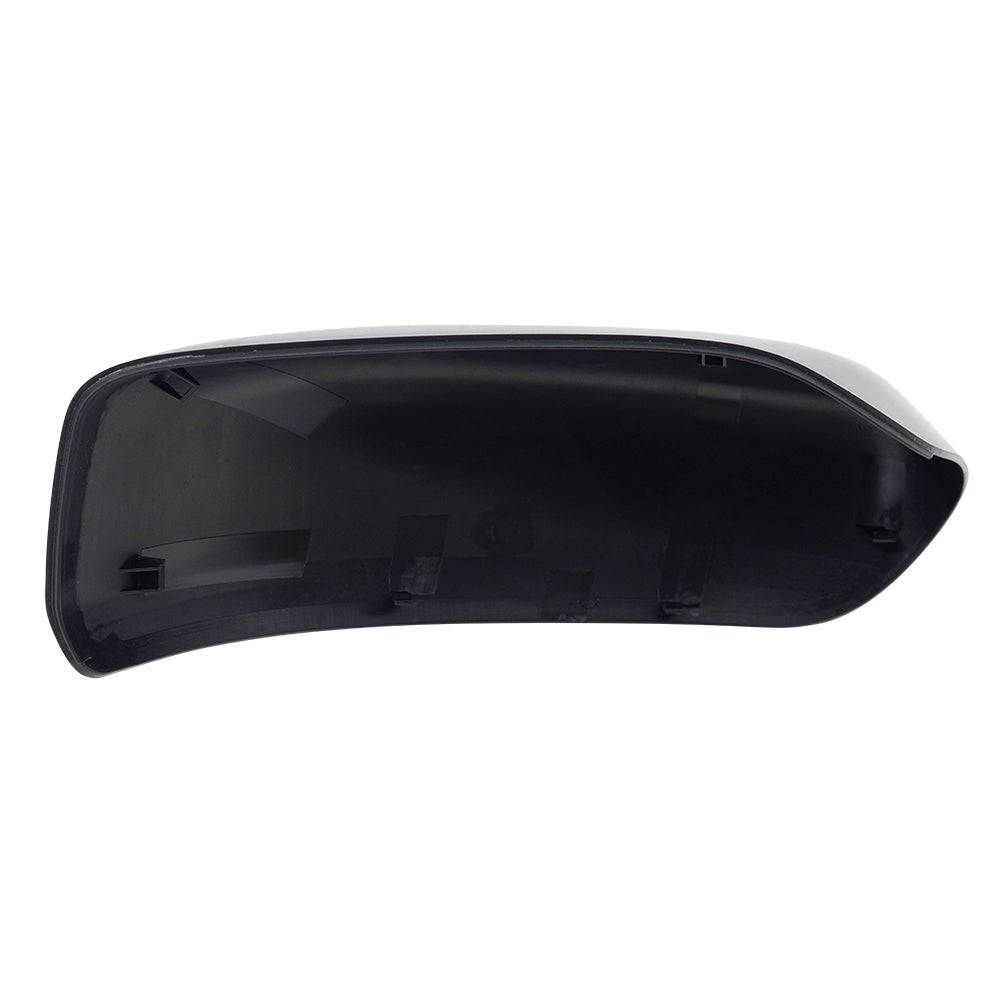 Brock Replacement Driver Side Paint to Match Black Mirror Cover without Signal Light Compatible with 2013-2018 Altima