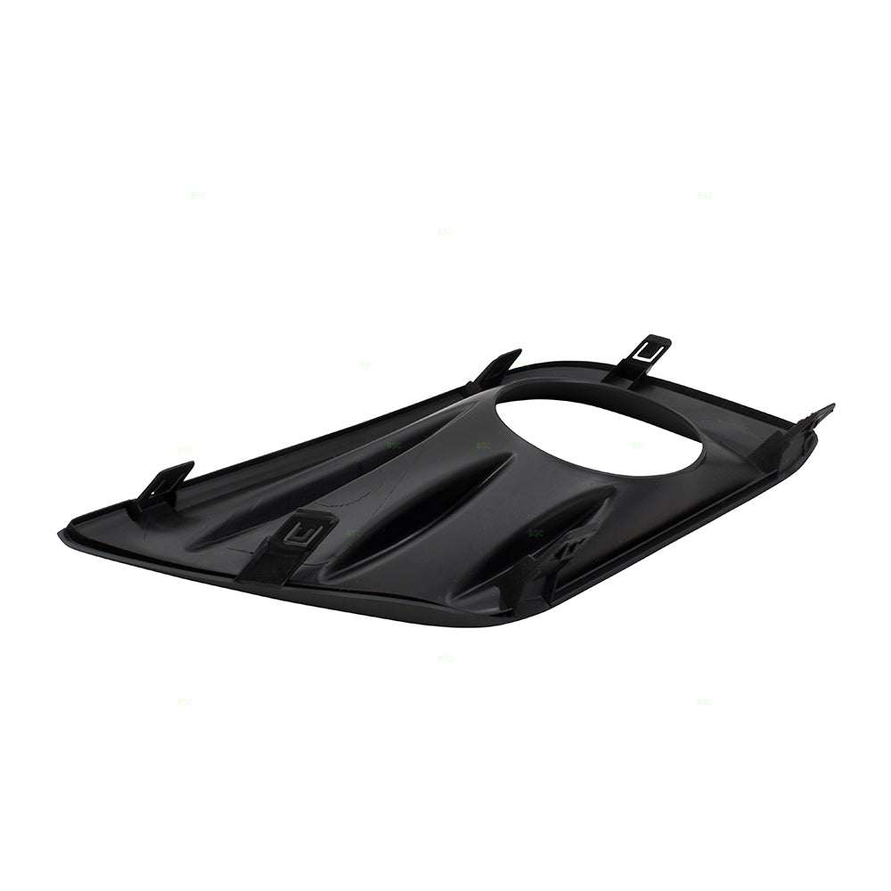 Brock Replacement Passengers Front Bumper Fog Lamp Cover Trim Bezel w/ Hole Compatible with 16-18 Altima 622569HS0B NI1039141