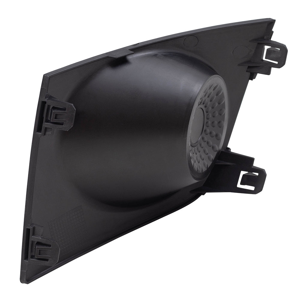 Brock Replacement Set Pair Fog Light Covers Compatible with 2007-2012 Versa without fog lamp