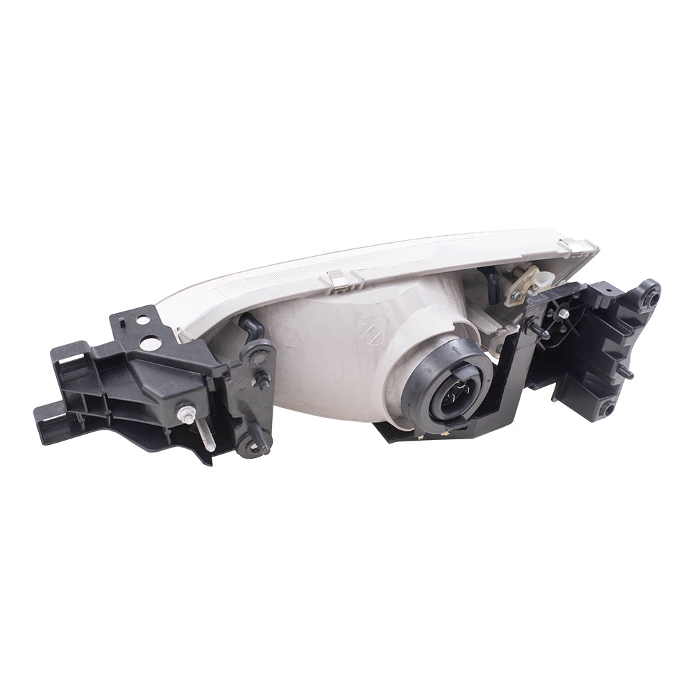 Brock Replacement Pair Set Halogen Headlights Headlamps Compatible with 00-02 626 GG2A-51-040B GG2A-51-030B