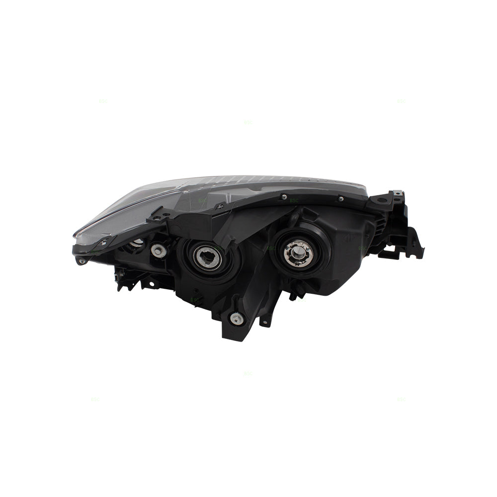 Brock Aftermarket Replacement Driver Left Halogen Combination Headlight Assembly Compatible With 2013-2016 Mazda CX-5
