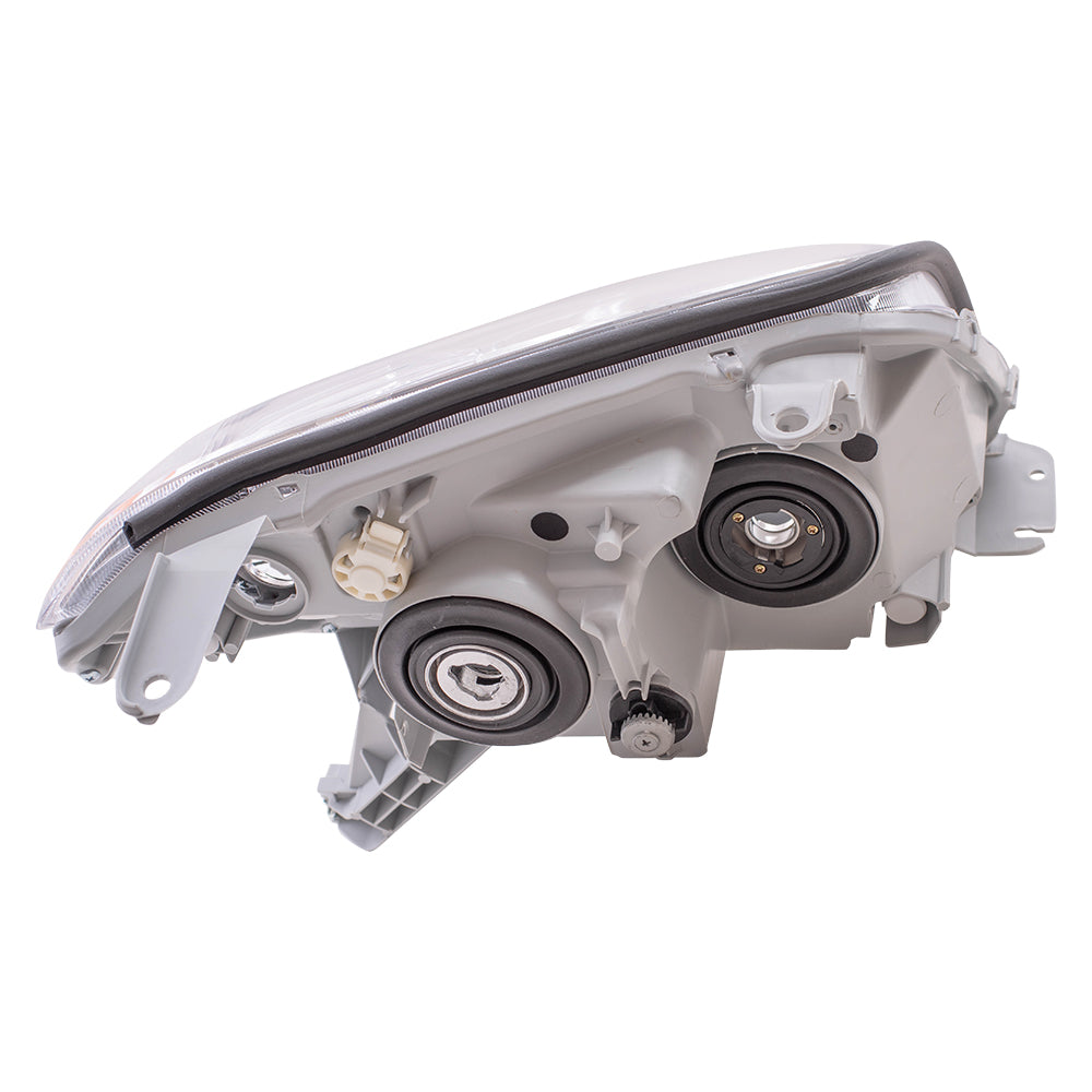 Brock Replacement Drivers Headlight Headlamp with Chrome Bezel Compatible with SUV 8117035421
