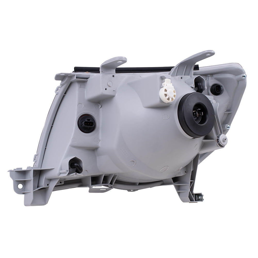 Fits Toyota Tacoma Truck 05-11 Passengers Headlight Black Chrome Bezel Assembly