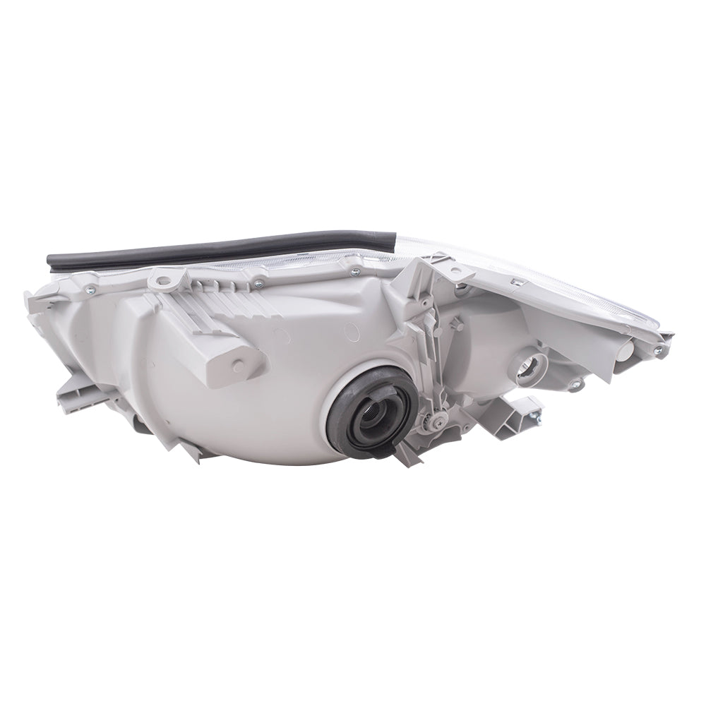 Brock Replacement Driver and Passenger Headlights Headlamps Compatible with 2008-2010 Highlander Hybrid SUV 8117048480 8113048490
