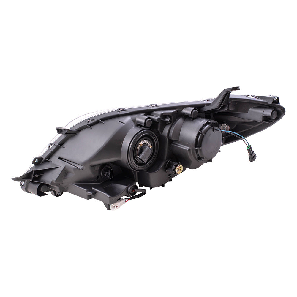 Halogen Combination Headlight Assembly With Chrome Bezel-LED Daytime Running Light Passenger Side Right For 2015-2020 Toyota Sienna