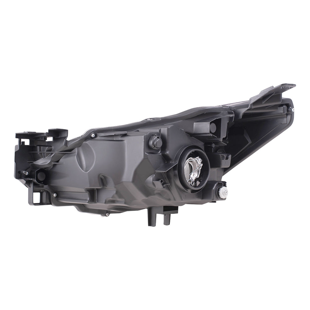 Brock Replacement Driver and Passenger Side Halogen Combination Headlight Assemblies Compatible with 16-18 Yaris iA