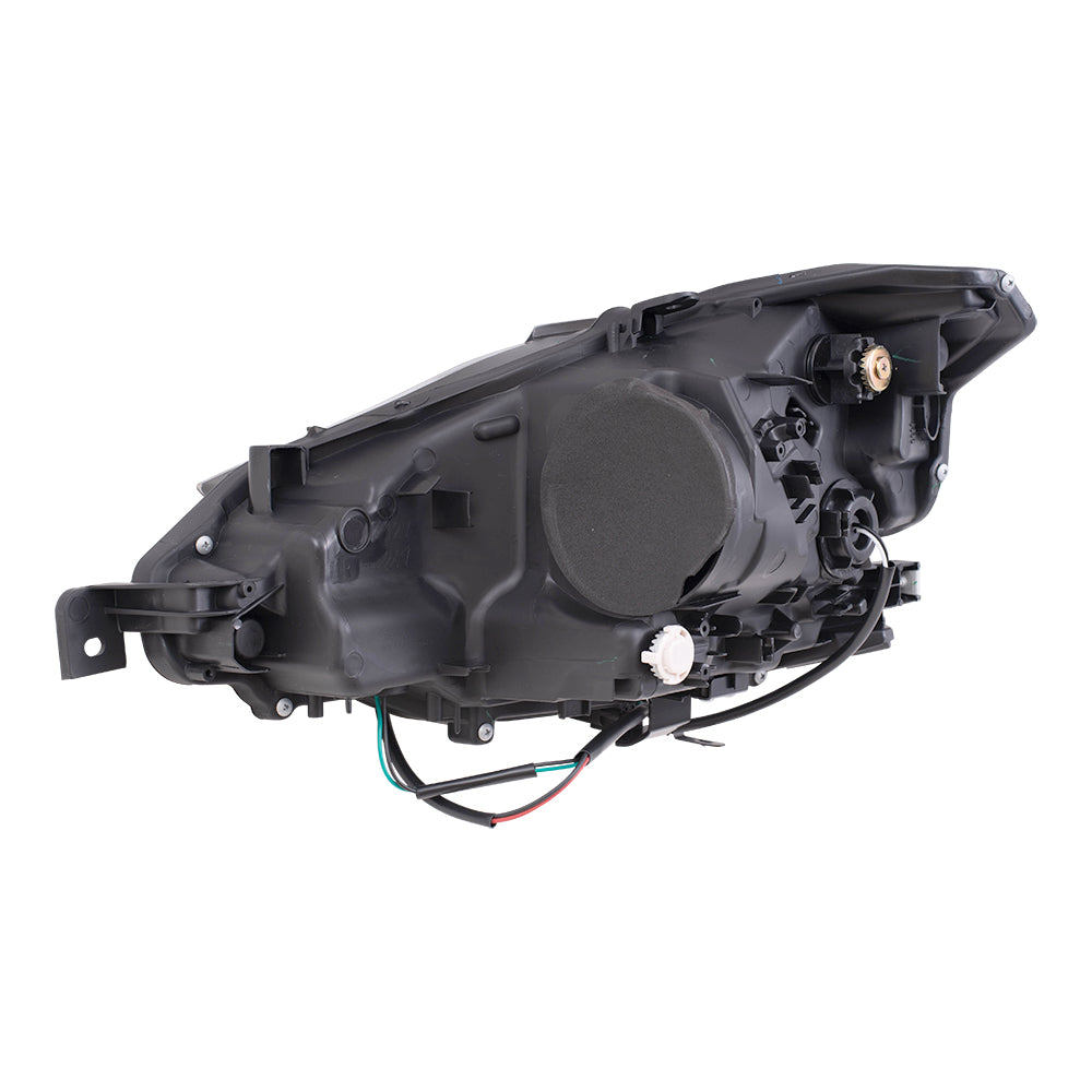 Brock Replacement Driver and Passenger Side HID Combination Headlight Assembly Without HID Kit Set Compatible with 2014-2016 is