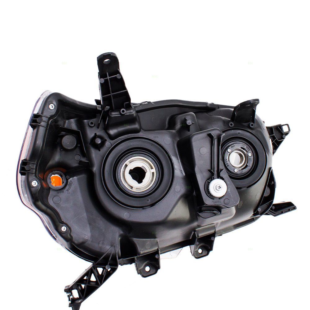 Fits Toyota 4Runner 10-13 Drivers Combination Headlamp Lens Unit - Chrome Bezel