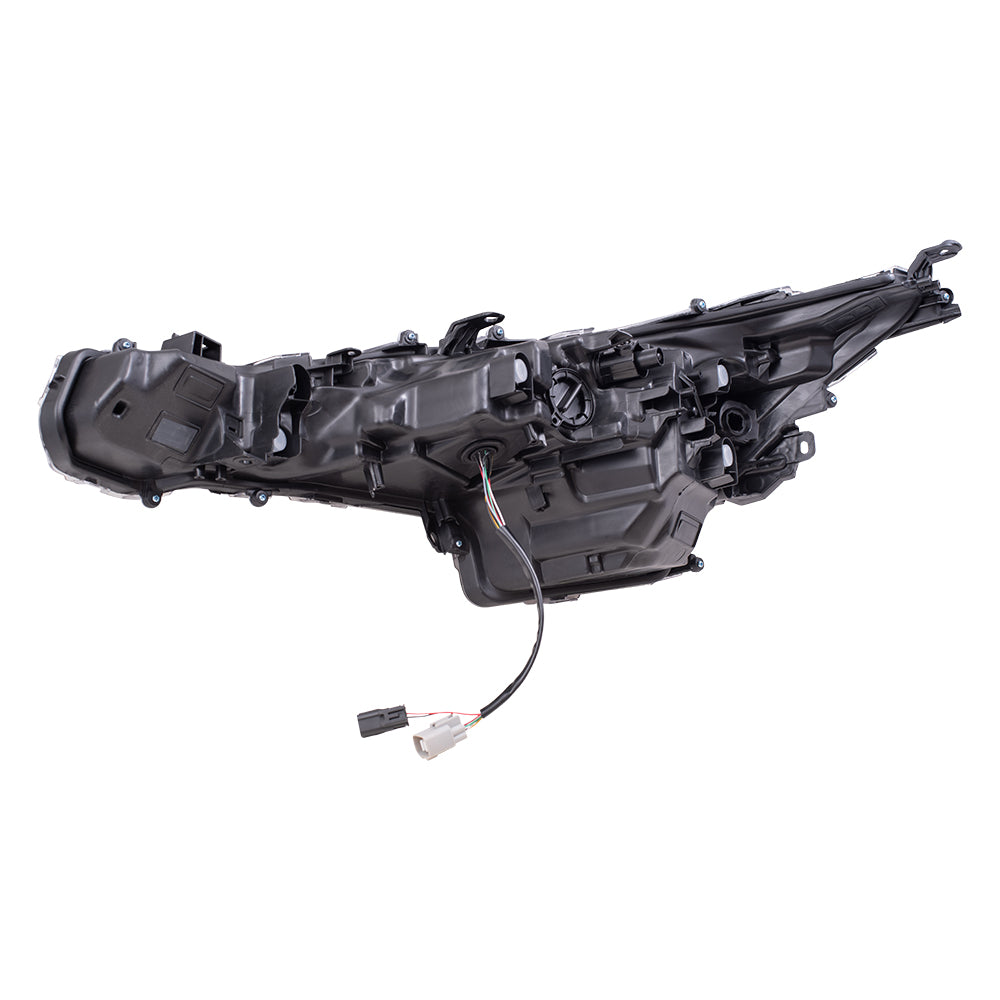 Brock Aftermarket Replacement Part Passenger Side LED Combination Headlight Assemblies Compatible with 2020-2021 Toyota Corolla SE Japan Built ONLY