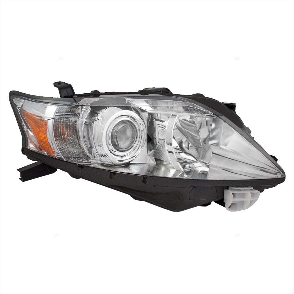 Fits Lexus RX350 10-12 Passengers Halogen Headlamp Chrome Bezel Assembly