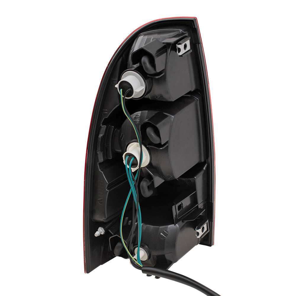 Brock Replacement Driver and Passenger Tail Lights Compatible with 05-15 Pickup Truck 8156004150 8155004150