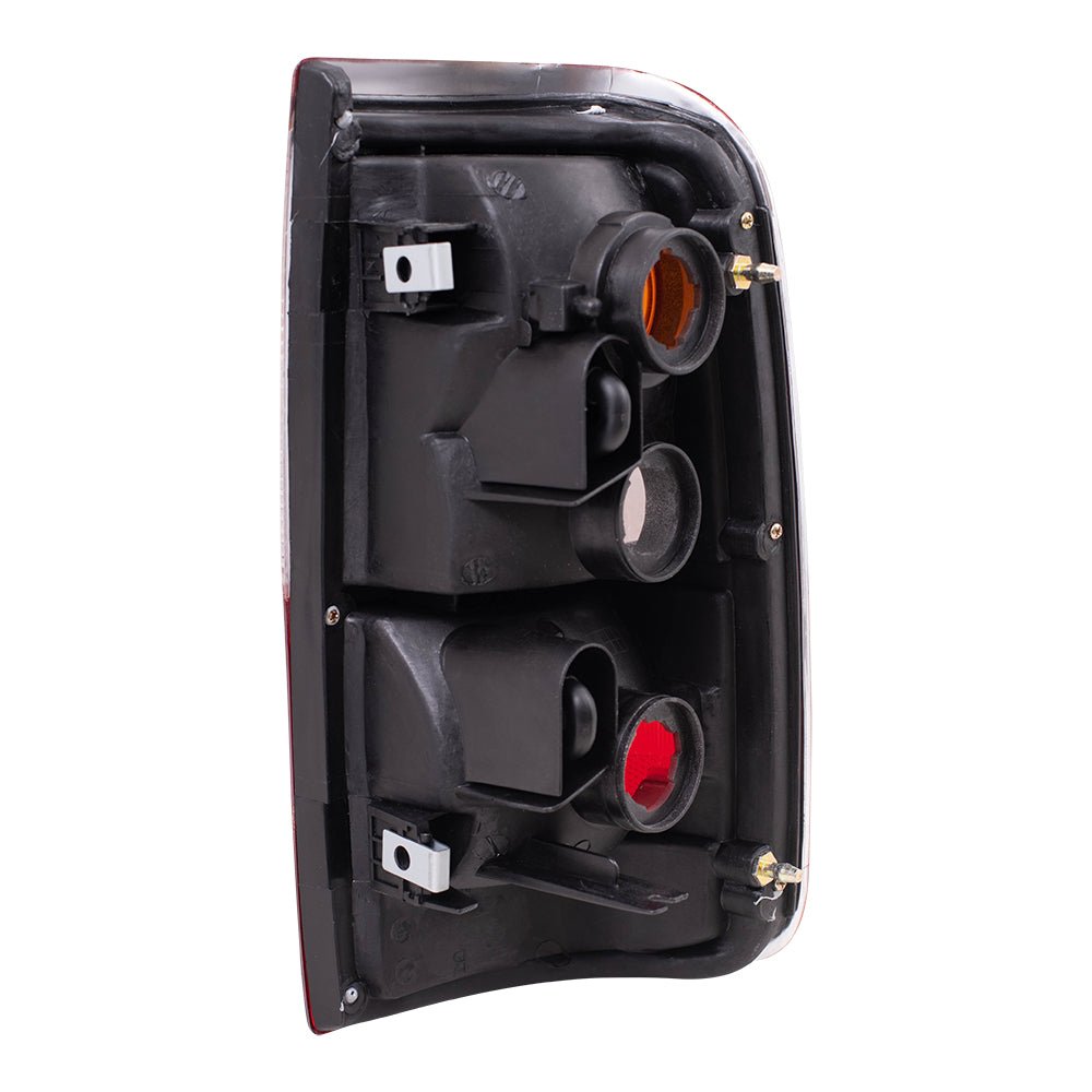 Brock Replacement Drivers Taillight Tail Lamp Compatible with 93-98 Pickup Truck 81561-34010