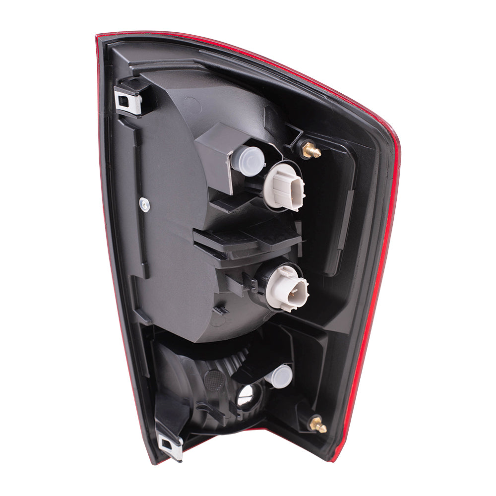 Brock Aftermarket Replacement Driver Left Combination Tail Light Assembly Without Black Bezel Compatible With 2018-2023 Toyota Tacoma SR/SR5