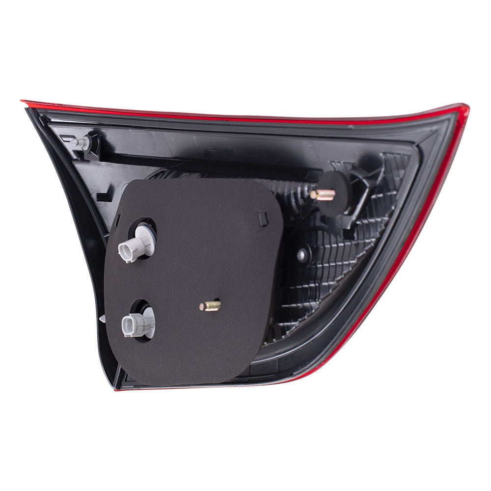 Brock Replacement Passenger Tail Light Liftgate Mounted Compatible with 2015-2019 Toyota Sienna EXCEPT SE